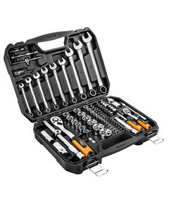 Змінні головки 82 шт. 1/2", 1/4", CrV NEO 08-672, фото  | SNABZHENIE.com.ua