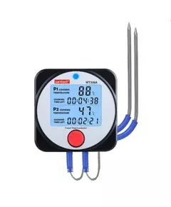 Термометр цифровой для барбекю 2-х канальный Bluetooth, -40-300°C WINTACT WT308A (WT308A), фото  | SNABZHENIE.com.ua