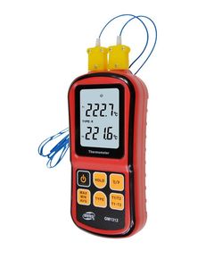 Цифровий термометр BENETECH GM1312 двоканальний -250...1767°C, фото  | SNABZHENIE.com.ua