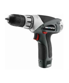 Акумуляторний дриль-шуруповерт 12В Li-Ion 1.3Ач, сумка GRAPHITE 58G130, фото  | SNABZHENIE.com.ua