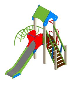 Детский комплекс Одна башня для детей до 6 лет, фото  | SNABZHENIE.com.ua