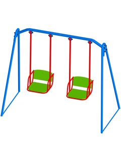 Детские двойные качели Impuls Kids до 12 лет, фото  | SNABZHENIE.com.ua