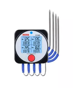 Термометр пищевой электронный 4-х канальный Bluetooth, -40-300°C WINTACT WT308B (WT308B), фото  | SNABZHENIE.com.ua