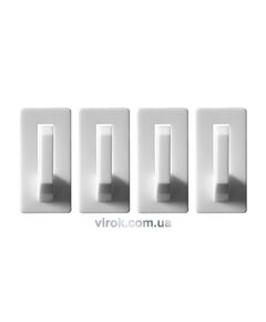 Гачки настенные VOREL самоклеящиеся, набор 4 шт., фото  | SNABZHENIE.com.ua