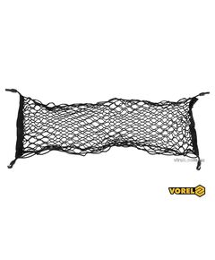 Сетка-органайзер в багажник авто VOREL с 4 крючками, полипропилен, 90 х 30 см [50], фото  | SNABZHENIE.com.ua