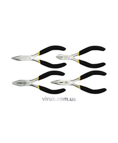 Плоскогубці, щипці, бокорізи міні VOREL, l= 125 мм, Набір 4 шт., фото  | SNABZHENIE.com.ua