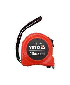Рулетка YATO 10 м x 25 мм, сталева стрічка, нейлонове покриття, фото  | SNABZHENIE.com.ua