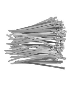 Зажимной хомут YATO 4.6x125 мм, нержавеющая сталь, 100 шт, фото  | SNABZHENIE.com.ua