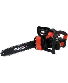 Аккумуляторная цепная пила YATO 36 В, 14/35 см, 2x18 В, 2 Ач YT-82812, фото  | SNABZHENIE.com.ua