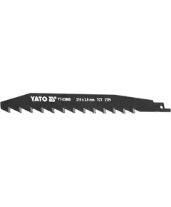 Полотно з керамічної та силікатної цегли для шабельної пили YATO L= 215 мм, h= 2 мм, 2 зуби/1" (YT-33960), фото  | SNABZHENIE.com.ua