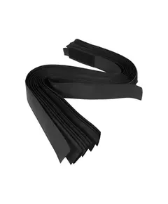 Хомут-липучка для кабелю VOREL 25 x 450 мм, чорний, нейлон + поліестер + поліуретан, 10 шт (VO-73855), фото  | SNABZHENIE.com.ua