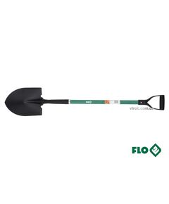Лопата штиковая FLO острая : 22 x 29 x 120 см, стальная основа, стекловолоконная ручка, фото  | SNABZHENIE.com.ua