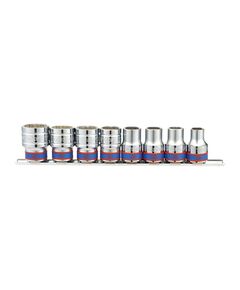 Набор головок 1/2&quot; 8 ед. 12-ти гранные, (10-22mm) на планке, фото  | SNABZHENIE.com.ua