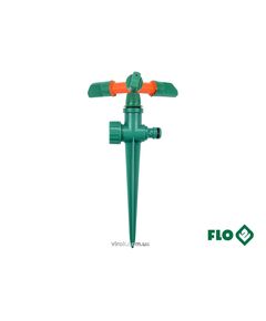 Зрошувач обертовий 3-сторонній FLO на кілку, до шлангу 1/2, ABS-пластик, фото  | SNABZHENIE.com.ua