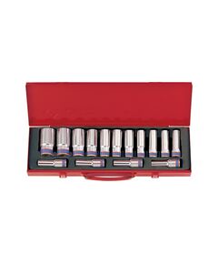 Набір головок 1/2&quot; 15 од. 12-ти грані, довгі (10-32mm), фото  | SNABZHENIE.com.ua