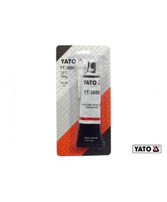 Силиконовый клей-герметик черный термо- и маслостойкий YATO 85 г, фото  | SNABZHENIE.com.ua