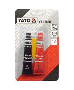 Клей эпоксидный двухкомпонентный YATO, 10 г, 5-10 мин, фото  | SNABZHENIE.com.ua