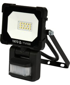 Прожектор YATO 10 Вт з SMD-діодами і датчиком руху, 900 лм, фото  | SNABZHENIE.com.ua