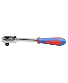 Трещотка 1/2&quot; 250мм (обрезиненная рукоятка красно-синяя), фото  | SNABZHENIE.com.ua