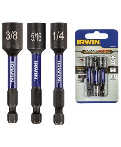 Набор держателей шурупов IMPACT PRO 65мм,  3шт. : 7мм (9/32&quot;), 8мм (5/16&quot;), 10мм (25/64&quot;), IRWIN, фото  | SNABZHENIE.com.ua