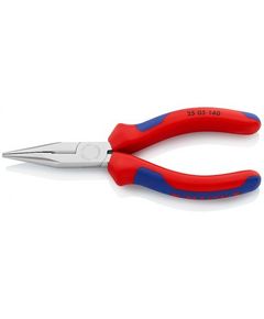 Плоскі круглогубці з ріжучими крайками KNIPEX 25 05 140, фото  | SNABZHENIE.com.ua