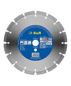Диск відрізний сегментний S&R 400мм для асфальту Standart 242465400, фото  | SNABZHENIE.com.ua