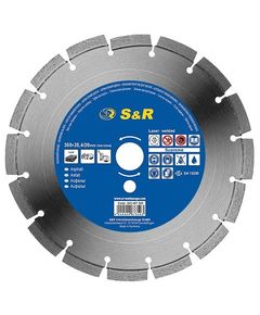 Диск відрізний сегментний S&R Supreme 450 мм для асфальту, фото  | SNABZHENIE.com.ua