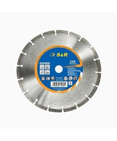 Алмазний диск S&R Meister 230 мм сегментний для бетонних робіт, фото  | SNABZHENIE.com.ua