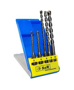 Набор буров S&R Meister SDS-plus, 5 шт., фото  | SNABZHENIE.com.ua