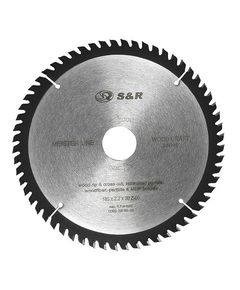 Диск пильный S&R Meister Wood Craft 185x30 мм, 60 зубьев, 2,2 мм, фото  | SNABZHENIE.com.ua