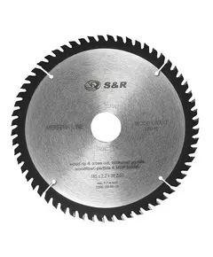 Диск пильный S&R Meister Wood Craft 185x30/16/20x2,2 мм 60 зуб, фото  | SNABZHENIE.com.ua