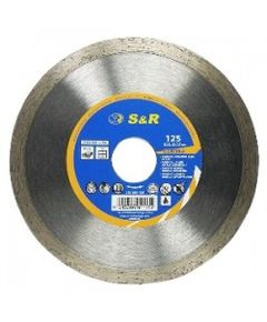 Диск алмазний відрізний S&R Meister для кераміки 125 мм, фото  | SNABZHENIE.com.ua