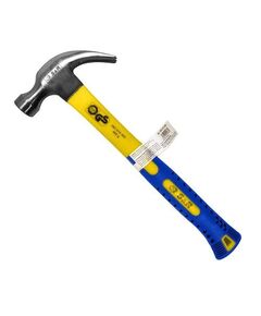 Молоток-гвоздодер S&R 460 г с фиберглассовой рукояткой, фото  | SNABZHENIE.com.ua