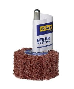 Шліфувальна головка S&R 40x20x6 мм, нетканий матеріал, 100 шт., фото  | SNABZHENIE.com.ua