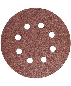 Шлифовальные круги S&R D125 P120, 8 отверстий, 5 шт., фото  | SNABZHENIE.com.ua