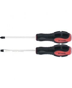 Набор ударных отверток 2 шт PH2 и SL6 100 мм CrV Matrix 19121M, фото  | SNABZHENIE.com.ua