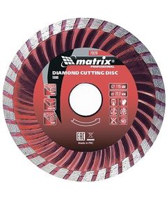 Диск алмазный Turbo 180x22,2 мм для сухой резки Matrix 73181M, фото  | SNABZHENIE.com.ua