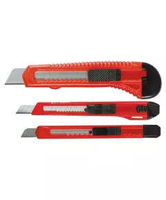 Набір ножів, висувні леза, 9-9-18 мм, 3 шт. Matrix, фото  | SNABZHENIE.com.ua
