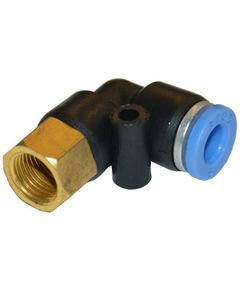 Угловой цанговый фитинг для шлангов PU/PR 4ммX1/4 AIRKRAFT SPLF04-02, фото  | SNABZHENIE.com.ua
