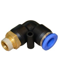 Цанговый фитинг AIRKRAFT SPL04-01, Г-обр., 4мм X 1/8 для шлангов PU/PR, фото  | SNABZHENIE.com.ua