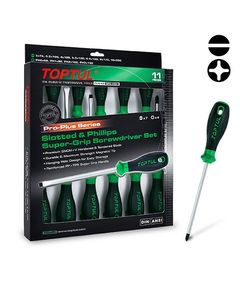 Набор отверток PRO-PLUS TOPTUL GFE-1101, 11 ед., фото  | SNABZHENIE.com.ua