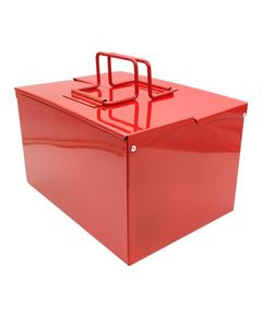 Металевий інструментальний ящик 350x250x200 мм, 1 відсік, ХЗСО, фото  | SNABZHENIE.com.ua