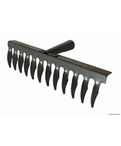 Грабли без ручки (кручёный зуб) 12 зубьев, фото  | SNABZHENIE.com.ua
