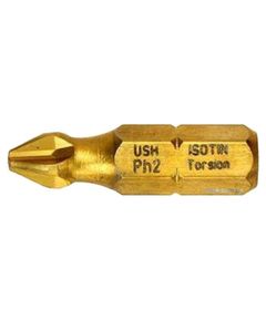Насадка Phillips PH2 x 25 мм Torsion, титановое покрытие, 10 шт., фото  | SNABZHENIE.com.ua