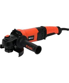Угловая шлифмашина YATO 1400 Вт, диск 125 мм, 3000-11000 об/мин, фото  | SNABZHENIE.com.ua
