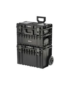 Ящик для инструментов YATO на колесах, 3 секции, 2 органайзера, фото  | SNABZHENIE.com.ua