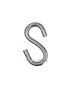 Гачок S-подібний 3 мм гальванічний, фото  | SNABZHENIE.com.ua