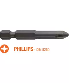 Насадка викруткова USH Industry : Phillips PH0 x 50 мм подовжена, Уп. 10 шт., фото  | SNABZHENIE.com.ua