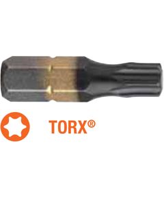 Насадка TORX T40x25мм, титанове покриття, 10 шт., фото  | SNABZHENIE.com.ua