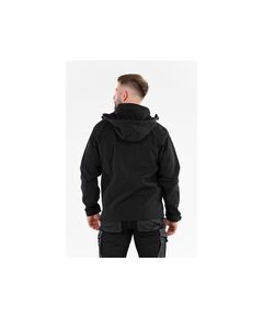 Куртка робоча YATO SOFTSHELL чорна L з капюшоном, 3 кишені, 96% поліестер, фото  | SNABZHENIE.com.ua